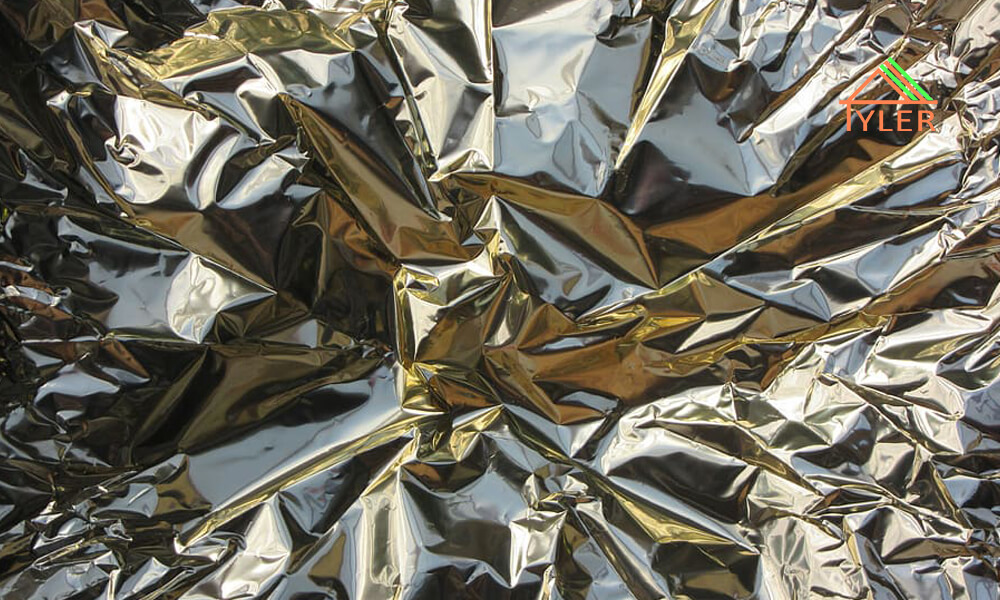 Wrinkled edges on aluminium foil bags